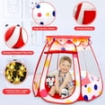thumbnail image 4 of Tienda de campaña Princess Tikolus PopUp con luces LED en forma de estrella para niños de 1 a 3 años, 4 of 6