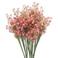 thumbnail image 1 of Flores Artificiales de Aliento de Chico Unique Bargains Rosa 3 Ramas 8uds Real Toque, 1 of 6