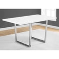 thumbnail image 3 of Monarch Specialties Dining Table, 60" Rectangular, Kitchen, Dining Room, Laminate, Glossy, 3 of 11