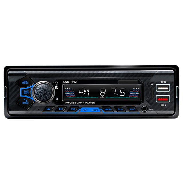 Mp3 Bluetooth Para Coche Din, Radio Fm Para Coche, Reproductor Multimedia Mp3 Para Coche, Compatible Con Control De Voz 1 Reproductor Scienceny VI011725-00