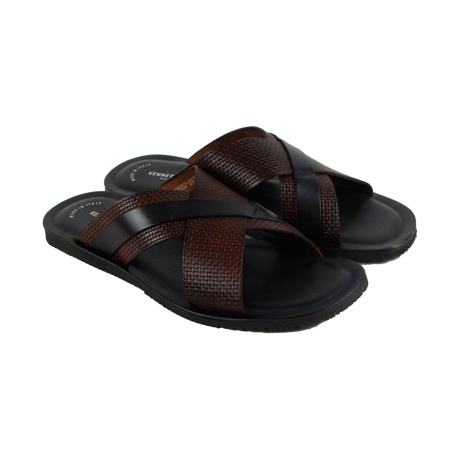 kenneth cole new york men's leather flip flop