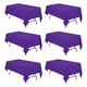 thumbnail image 1 of Mantel BRILLMAX de poliéster morado de 180 x 260 cm para mesa de 6 pies, 1 of 7