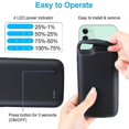 thumbnail image 5 of 6200mah Battery Charging Case For Iphone 11/11 Pro/11 Pro Max, Rechargeable Full Package Portable External Battery Case Blue, 5 of 5