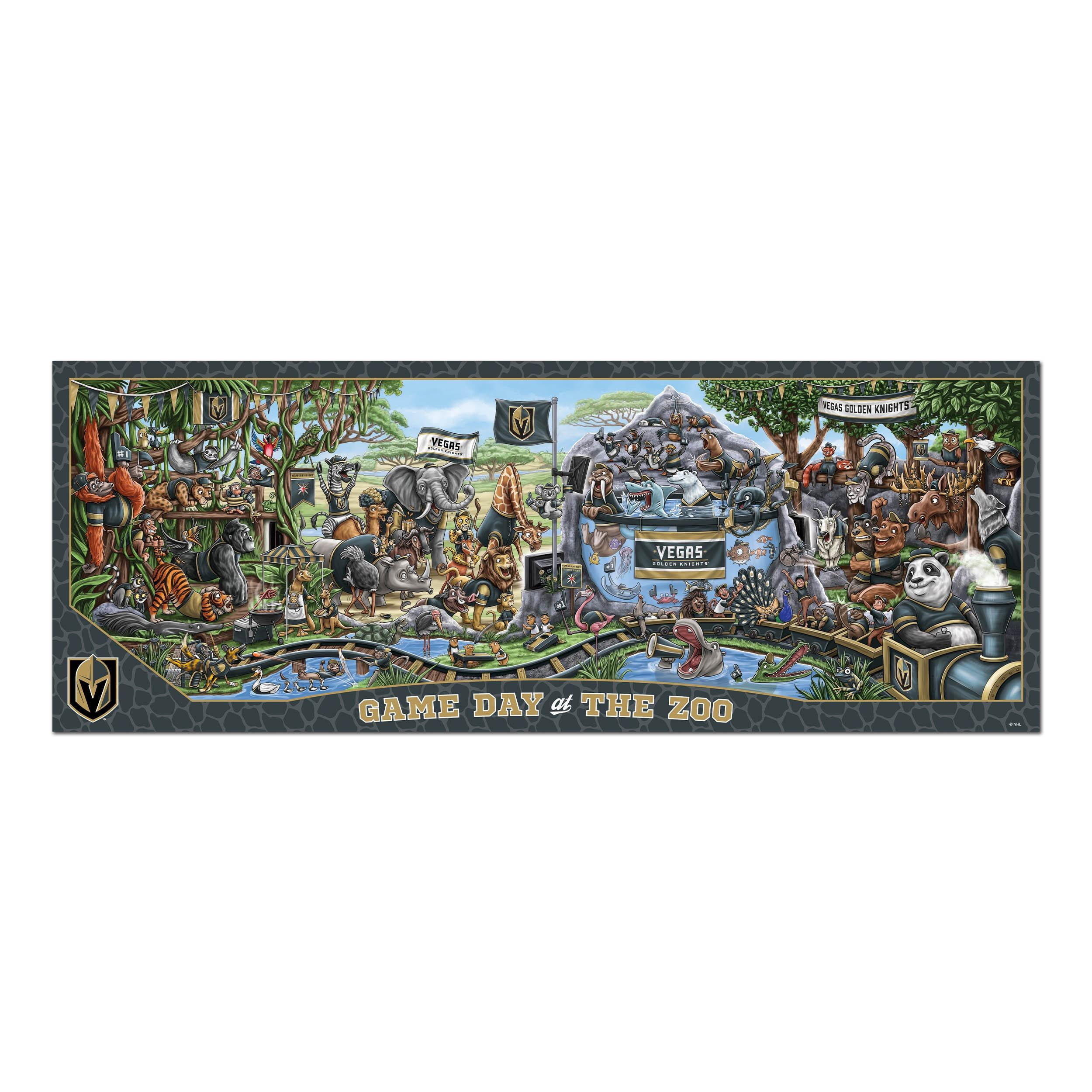 YouTheFan NHL Vegas Golden Knights Game Day at the Zoo - 500 pc Puzzle