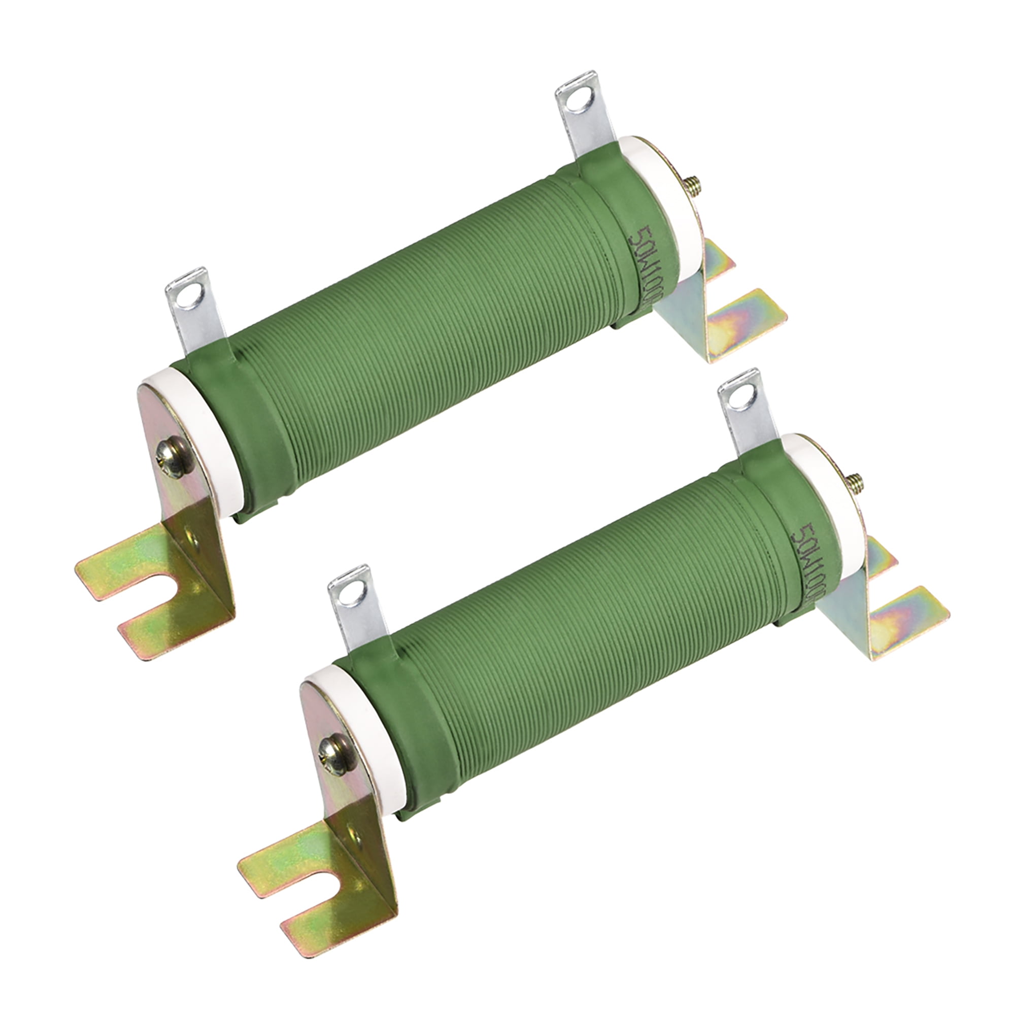 50W 100 Ohm Wire Wound Tubular Resistor TubeType Fixed +/5 Tolerance