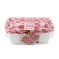 thumbnail image 2 of Cook with Color 12-Piece Rectangular BPA-Free Food Storage Container Set with Printed Lids, Strawberry, 2 of 5