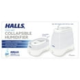 Crane x HALLS® Collapsible Cool Mist Humidifier, 3.5L/1 Gallon, White