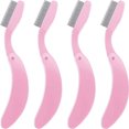 thumbnail image 1 of Folding Eyelash Comb Eyelash Separator Curler Portable Stainless Steel Teeth Eyebrow Comb Cosmetic Tool, 1 of 6