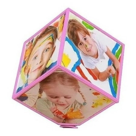 Marco Fotos Porta Retrato Cubo 6 Lados Giratorio 360º Xl Pro