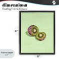 thumbnail image 4 of Stupell Industries Art Deco Green Glimmer Kiwi Black Floating Frame Canvas Art, 17 x 21, by LISH Creative, 4 of 8