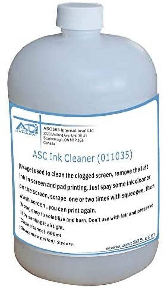 INTBUYING Pad Printing 500ml Ink Cleaner Ink Cleaning Plate Cleaning Liquid Used for Pad Printing