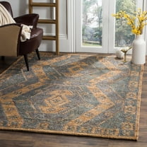 SAFAVIEH Organic Jervis Aztec Braided Jute Area Rug, Slate/Natural, 5' x 8'