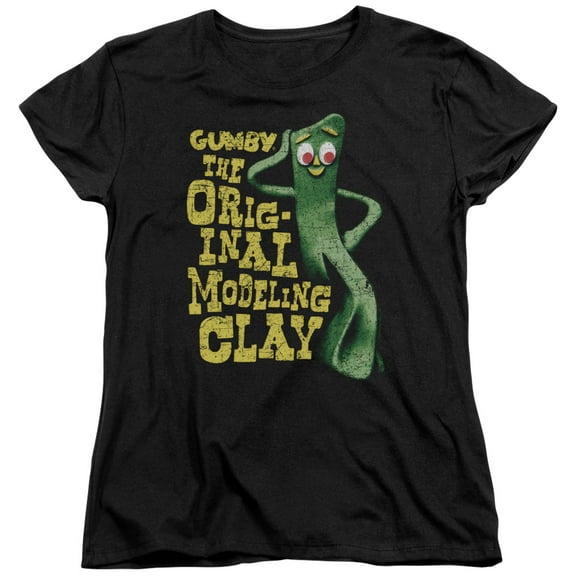 Gumby So Punny S/S Women's T-Shirt Black