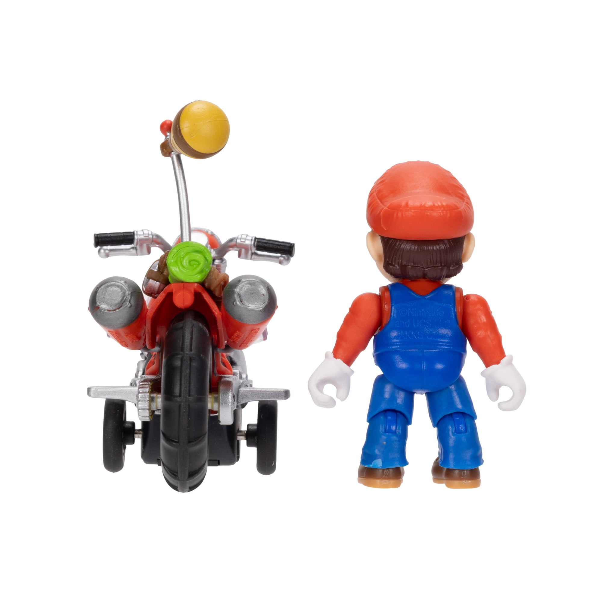 The Super Mario Galaxy Movie – 2.5 inch Action Figure with Pull Back Motorcycle – Mario
