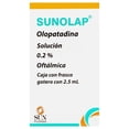 thumbnail image 1 of Solución Oftálmica Sunolap Frasco con gotero con 2.5 Ml, 1 of 4
