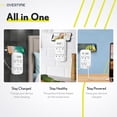 thumbnail image 6 of Overtime 6 Outlet Extending Surge Protector, Multi Outlet Extender Wall Adapter with 4 USB Fast Charging Ports, 6 AC Outlets, Phone Mount, 1200J Surge Protection, ETL Certified (4-Pack), 6 of 10