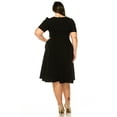 thumbnail image 5 of PLUSSIZEHOUSE Fit & Flare, Casual, Solid Print Dresses Women's Plus, 5 of 5