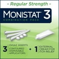 thumbnail image 3 of Monistat 3 Day Yeast Infection Treatment, 3 Miconazole Ovule Inserts & External Anti-Itch Cream, 3 of 18