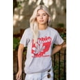 thumbnail image 3 of Ohio Shaped State Pride Buckeye Leaf Plus Size Crewneck Graphic Tee Shirt Brisco Brands 3X, 3 of 4