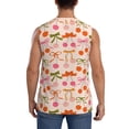 thumbnail image 4 of Balery Cherries And Bows Camisetas sin mangas para hombre, absorbe la humedad y protege contra el mal olor.-3X-Large, 4 of 7
