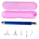 thumbnail image 2 of Injueey Herramienta de pintura de diamante 5D portátil, Kit de pluma perforadora de punta en ángulo, pluma perforadora de iluminación con Kits de Artesanía Azul Injueey HA002131-02, 2 of 6
