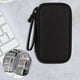 thumbnail image 1 of Bolsa de almacenamiento de cables organizadora de electrónica, estuches de almacenamiento de accesorios electrónicos a prueba de polvo de oficina para 1 capa Negro BLESIY Organizador de cables de viaje, 1 of 8