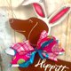 thumbnail image 3 of Letrero Colgante Dachshund Adorno de madera para puerta de Dachshund, cartel colgante de perro de Pascua, decoración del hogar (marrón), 3 of 8