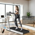 thumbnail image 6 of Costway 4.75HP 2 In 1 Folding Treadmill W/Remote APP Control White, 6 of 9