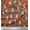 Dark Rose Brown, variant on Soimoi Poly Georgette Fabric Circle,Floral & Wheel Ethnic Print Fabric by Yard 42 Inch Wide