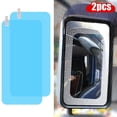 thumbnail image 4 of 2pcs Truck Car Rain-proof Film Rearview Mirror Waterproof Stickers, 4 of 11