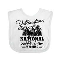 Inktastic Wyoming Yellowstone National Park Boys or Girls Baby Bib