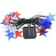 thumbnail image 2 of 4th Of July Star String Lights 21FT 30 LED Red White Blue Star Solar Lights String Waterproof Patriotism Light For Independence Day Outdoor Holiday Decor, 2 of 6