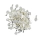 thumbnail image 2 of 100 Piezas De Plata Brillante Plateado Pegamento En Fianzas Ajuste Para Collares Pendiente Pendiente De La Joyería, 2 of 6