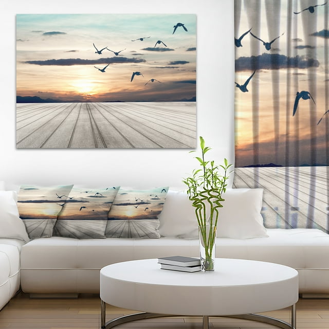 Wooden Floor Sunset
