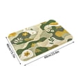 thumbnail image 3 of Roiihwy Bath Mat, Ultra Absorbent Quick Dry Bathroom Floor Mats-Rubber Non-Slip Thin Bathroom Rug Fit Under Door, Faux Suede Surface Shower Rug for Bathtub, Sink, Shower Room, 3 of 6