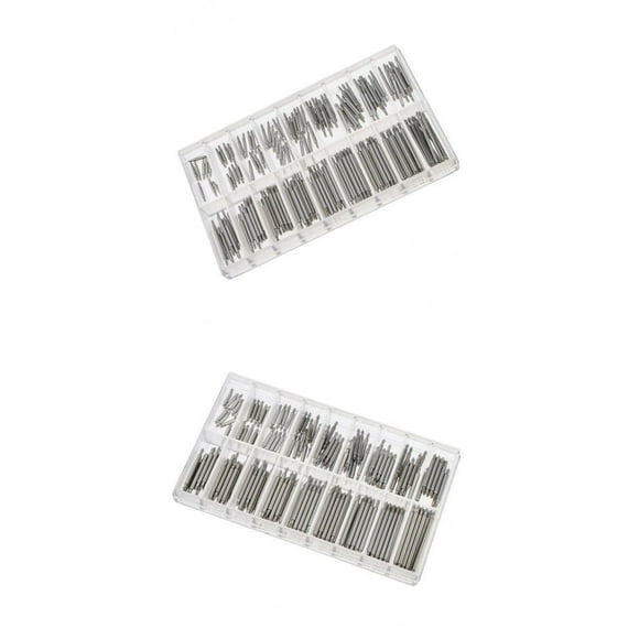 360 Piezas 1,5 / 1,8 Mm de Espesor Barra de Resorte Pasadores de Enlace de Banda Zulema Reemplazo de los pasadores de la banda de reloj