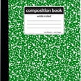 thumbnail image 5 of Composition Notebook, Wide Ruled, Marble Cover,Color May Vary, 5 of 6