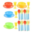 thumbnail image 2 of 24 Pcs Kids Kitchen Accessories And Tea Set For Girls Toddler Play Kitchen Toy Dish Plates Utensils Dinnerware Set Pretend Play Present, 2 of 9