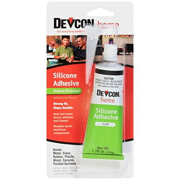 Devcon 12045 1 oz. Clear Premium Silicone Adhesive