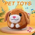 thumbnail image 4 of Cartoon Pig Active Moving Pet Plush Toy Washable Interactive Dog Toys USB Rechargeable Talking Moving Dog Ball Toy for Dogs Cats, 4 of 6