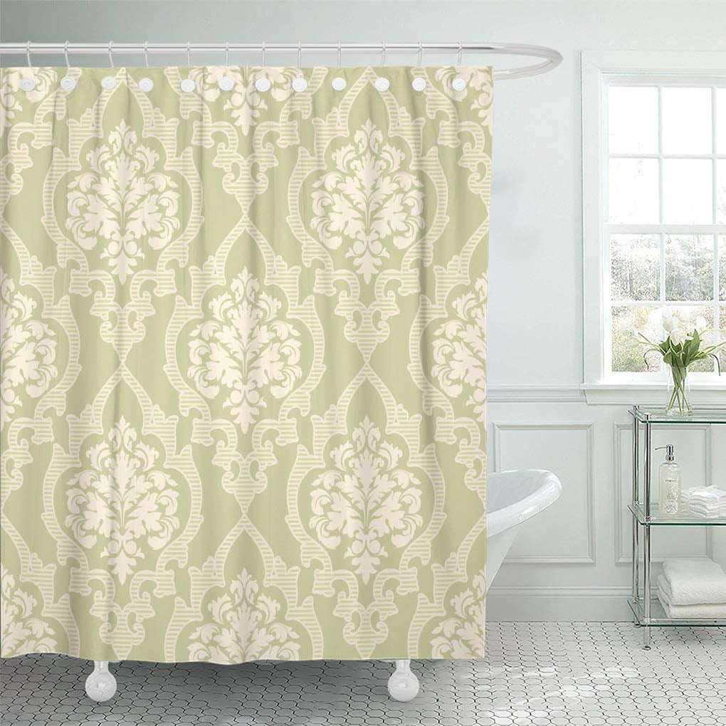 Grandma Nana Print Pattern Bathroom Shower Curtain