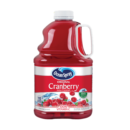 (2 Pack) Ocean Spray Juice Cocktail, Cranberry, 101.4 Fl Oz, 1