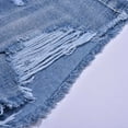 thumbnail image 5 of JIKNTTR Shorts For Women Ladies Fashion Street Style High Waist Ripped Hot Pants Shorts Womens Workout Gym Shorts, 5 of 8