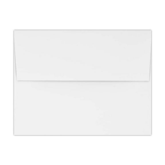 LUX A4 Invitation Envelopes (4 1/4 x 6 1/4) 50/Pack 80lb. White (4872-80W-50)