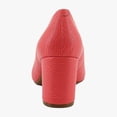 thumbnail image 4 of Aerosoles Betsy Women's Heels Coral Lizard Embossed Faux Leather Size 6.5 W, 4 of 8