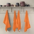 thumbnail image 5 of Dreamtimes Soft Absorbent Reusable Kitchen Towels, Set of 4|28x18 in, Orange Solid Color Dining Kitchen Living Room Tea Towels Dish Towels Decorative Towels, 5 of 7