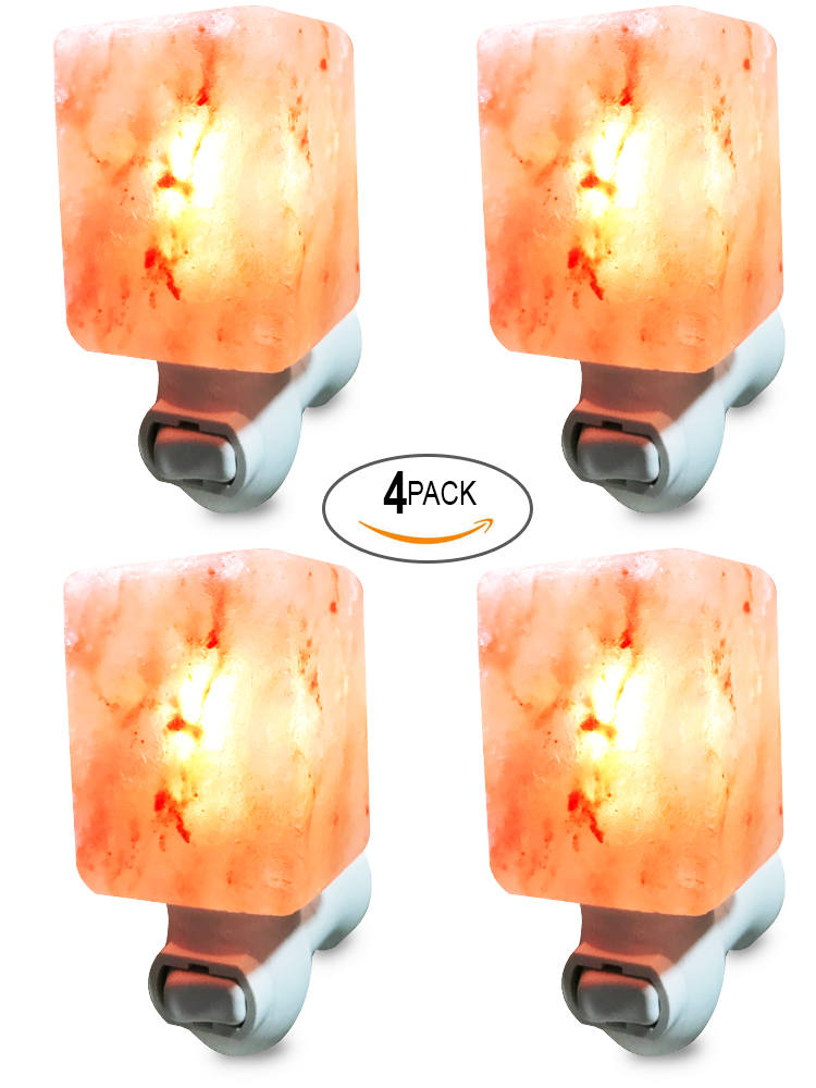 Himalayan Salt Night Lights 8 PACK Natural Relax Calm Sleep Asthma