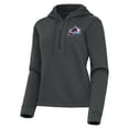 thumbnail image 2 of Women's Antigua  Pewter Colorado Avalanche Contemporary Quarter-Zip Hoodie, 2 of 3