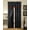 Palace, variant on 4-piece Black Red Jacquard Window Curtain Set Panels Valance with Jacquard Woven Fabric