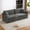 Charcoal, variant on 87" Soft Chenille Loveseat Sofa, Small Loveseat Solid Wood Frame, Traditional Sofa Multi Cushion Set for apartment window lounge area, Beige